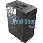 Компьютерный корпус Bloody BD-CC114 черный без БП ATX 8x120мм 1xUSB 2.0 1xUSB 3.0 audio bott PSU