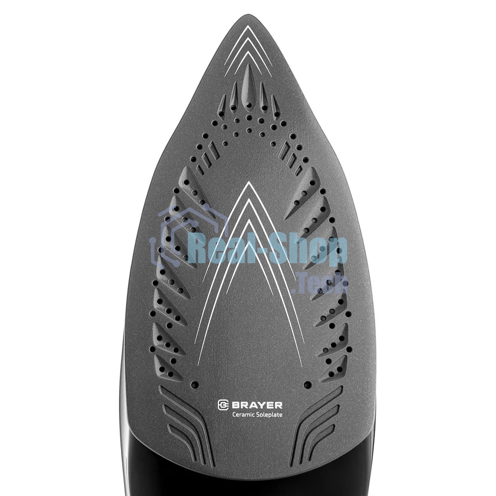 Утюг BRAYER BR4015 черный, 2400 Вт, 25 г/мин, 140 г/мин, 300 мл