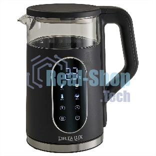 Чайник Delta Lux DE-1025 черный 2,2кВт, 1.7 л, LC
