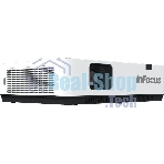 Проектор INFOCUS IN1049 3LCD, 5000 lm, WUXGA, 1.371.65:1, 50000:1, (Full 3D), 16W, 2хHDMI 1.4b, VGA in, CompositeIN, 3,5 мм audio IN, RCAx2 IN, USB-A, VGA out, 3,5 audio OUT, RS232, Mini USB B serv, RJ45, 3,3 кг