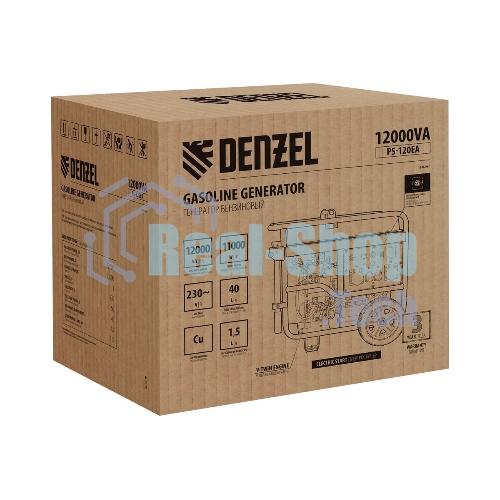 Электрогенератор бензиновый Denzel PS-120EA, 12 кВт, 110 дБ, 276 кг