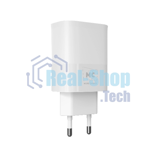 Сетевое зарядное устройство MORE CHOICE (4620202553423) NC09m 1USB 3.0A QC3.0 15W, белый