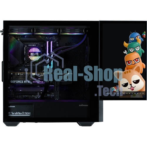 Компьютерный корпус Zalman Z10 DS без БП черный