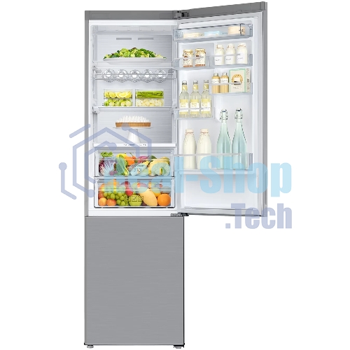 Холодильник Samsung RB37A5411SA графит двухкамерный 269/98л морозилка снизу, No Frost