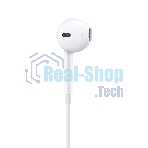Проводные наушники Apple EarPods A1748 белый, вкладыши, Lightning, микрофон, регулировка громкости