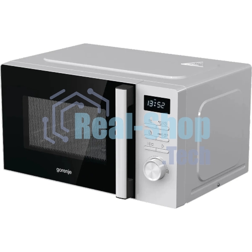 Микроволновая печь Gorenje MO20A3WH белый, 20 л, 800 Вт, переключатели - кнопки, поворотный механизм