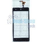 Сенсорное стекло (тачскрин) для Micromax Q349 Canvas Selfie 4, черное