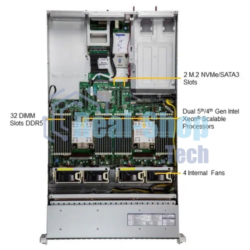 Серверная платформа SuperMicro SYS-221H-TN24R 2U Hyper with 24 hot-swap 2.5