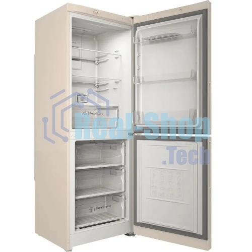 Холодильник Indesit ITR 4160 E бежевый двухкамерный 179/78л морозилка снизу