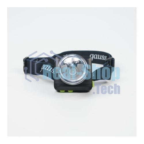 Фонарь налобный Gauss GFL401 5W 100lm диммируемый Li-ion 3000mАч LED
