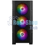 Компьютерный корпус MSI MAG FORGE M100R 1xUSB 3.0, 2xUSB 2.0, 4x120мм ARGB Fan, ARGB Control Board, Tempered Glass Window, Brown Box (932220)