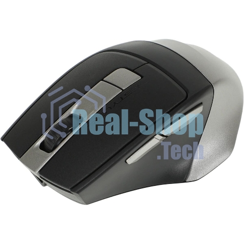 Мышь беспроводная A4Tech Fstyler FB35C серый/черный, 2000 dpi, радиоканал, Bluetooth, USB, кнопки - 6