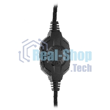 Гарнитура QUMO Olympus чёрный, проводная, USB, подсветка