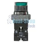 Кнопка BA31 с подсветкой 230В зел. NO IP65 PROxima EKF xb2-bw31-230-65