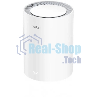 Бесшовный Mesh роутер Cudy M3000(1-PACK) AX3000 10/100/1000/2500BASE-T, белый