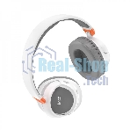 Беспроводные/проводные наушники Hoco W43 белый, накладные, Bluetooth + проводной, складная конструкция, до 25 ч.
