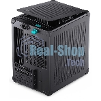 Компьютерный корпус JONSBO C6-ITX Black ITX без БП, боковая панель из закаленного стекла, mini-ITX, черный