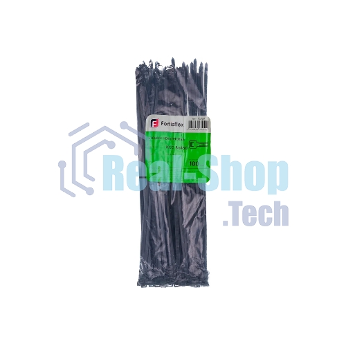 Хомут кабельный КСС 8х450 нейл. черный (уп. 100 шт) Fortisflex 50286