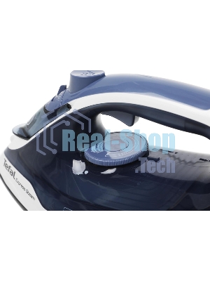 Утюг Tefal FV2837E0 синий/белый, 2400 Вт, 35 г/мин, 165 г/мин, 270 мл
