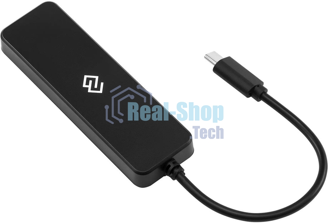 USB-разветвитель Digma DHUB-4USB-C-2.0, USB-C, USB 2.0 4порта, USB