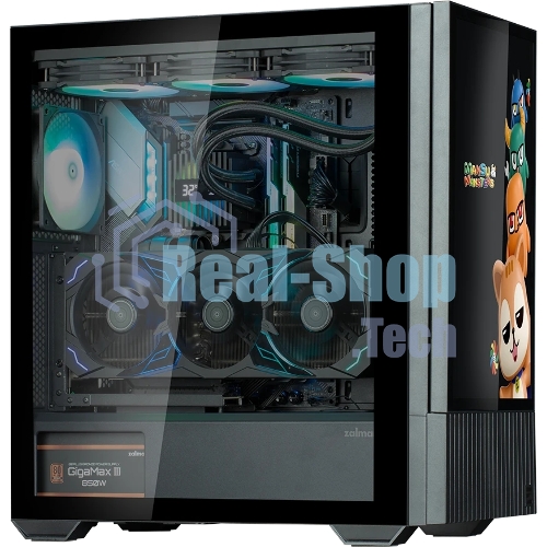 Компьютерный корпус Zalman Z10 DS без БП черный