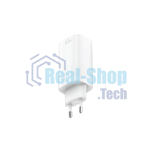 Сетевое зарядное устройство OLMIO 2Type-C/USB, 65W, 6A, QuickCharge3.0, PowerDelivery3.0, GAN