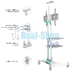 Стойка для телевизора с кронштейном ONKRON TS1552 40