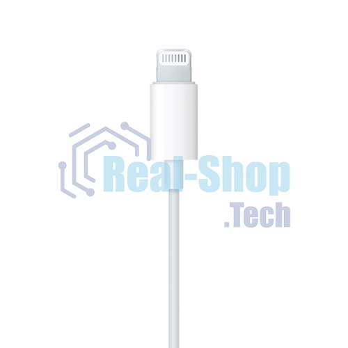 Проводные наушники Apple EarPods A1748 белый, вкладыши, Lightning, микрофон, регулировка громкости