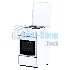 Плита электрическая Flama AE 1409 W белый, конфорок 4 электрических, духовка 50 л, 50 см x 85 см x 60 см