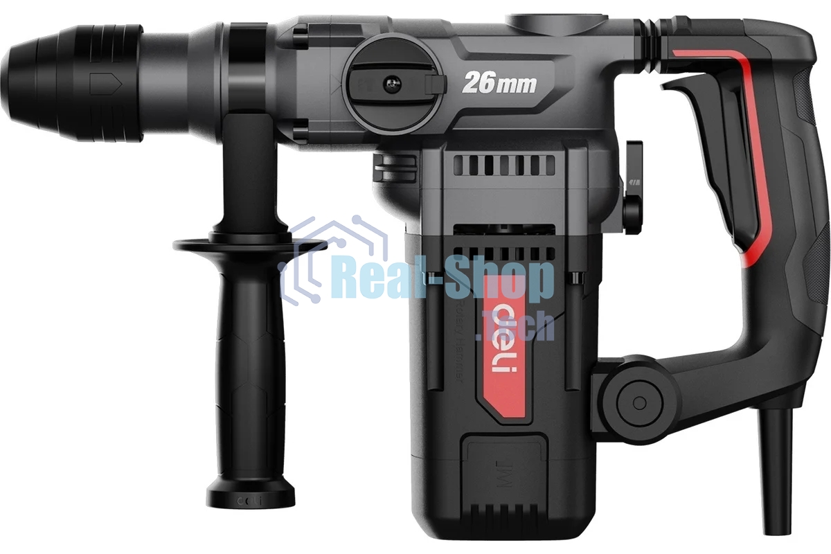 Перфоратор Deli DE-DC26-3E, SDS-plus, 1100 Вт, 5 Дж, от сети