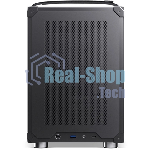 Компьютерный корпус JONSBO C6-ITX Black ITX без БП, боковая панель из закаленного стекла, mini-ITX, черный
