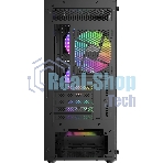 Компьютерный корпус Ocypus Gaммa C50 BK ARGb, MATX, USB 3.0*1+USB 2.0*2, FRONT 3x120мм ARGb, REAR 1x120мм ARGb