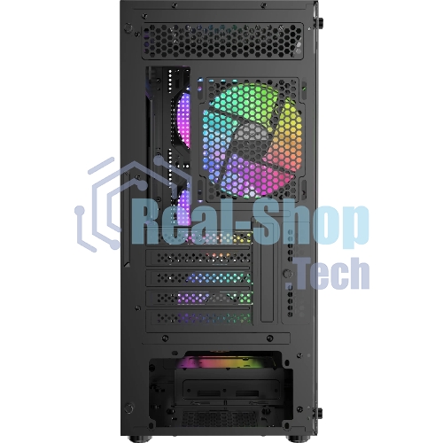 Компьютерный корпус Ocypus Gaммa C50 BK ARGb, MATX, USB 3.0*1+USB 2.0*2, FRONT 3x120мм ARGb, REAR 1x120мм ARGb