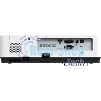 Проектор INFOCUS IN1049 3LCD, 5000 lm, WUXGA, 1.371.65:1, 50000:1, (Full 3D), 16W, 2хHDMI 1.4b, VGA in, CompositeIN, 3,5 мм audio IN, RCAx2 IN, USB-A, VGA out, 3,5 audio OUT, RS232, Mini USB B serv, RJ45, 3,3 кг
