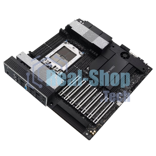 Материнская плата ASUS Pro WS WRX90E-SAGE SE, sTR5, AMD WRX90, 8xDDR5, 4xSATA, 4xM.2, 6xPCI-E 5.0 x16, 1xPCI-E 5.0 x8, 1xVGA, 2xMiniDP, 3x 10Gb LAN, 6xUSB-A 3.2 Gen 2, 1xUSB-A 2.0, 2xUSB-C USB4, 2x3.5 мм, 5.1, SSI EEB