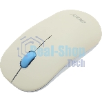 Комплект клавиатура + мышь Acer OCC205 беспроводной USB, 1200 dpi, белый/голубой