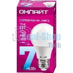 Лампа светодиодная ОНЛАЙТ 61139 OLL-A60-7-230-6.5K-E27 грушевидная