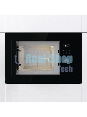 Встраиваемая микроволновая печь GORENJE BM201AG1BG черный, 20 л, 800 Вт, переключатели - сенсор, поворотный механизм