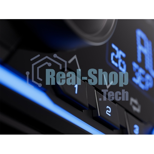 Автомагнитола AURA STORM-868DSP, 1 DIN, Bluetooth, USB Type-A, AUX, пульт ДУ