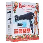 Фен Василиса ФН6-2200 черный/оранжевый, 2200 Вт, ионизация