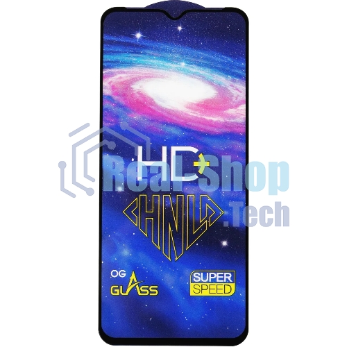 Защитное стекло для экрана DF inColor-01 для Infinix Hot 10 Lite 2.5D, 1 шт, черный
