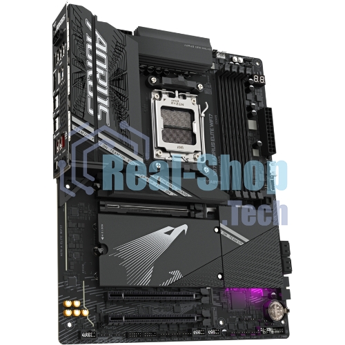Материнская плата Gigabyte X870 AORUS ELITE WIFI7, AM5, AMD X870, 4xDDR5, 4xSATA, 4xM.2, 1xPCI-E 5.0 x16, 1xPCI-E 4.0 x4, 1xPCI-E 3.0 x2, 1xHDMI, 1x 2.5Gb LAN, 4xUSB-A 3.2 Gen 1, 2xUSB-A 3.2 Gen 2, 4xUSB-A 2.0, 2xUSB-C 4.0, 2x3.5 мм, 7.1, ATX