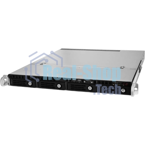 Серверный корпус Ablecom 1U chassis; Mini-ITX, Micro-ATX, ATX MBs; 4 x 3.5'' hsb; 2 x USB; 1 x COM port (Front); 1 x FH expantion slot; 600W (1+1) (80 Plus Platinum); no rails