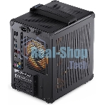 Компьютерный корпус JONSBO C6-ITX Black ITX без БП, боковая панель из закаленного стекла, mini-ITX, черный