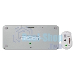 Комплект клавиатура+мышь Smartbuy 626376AG беспроводной, USB, 1000 DPI, белый