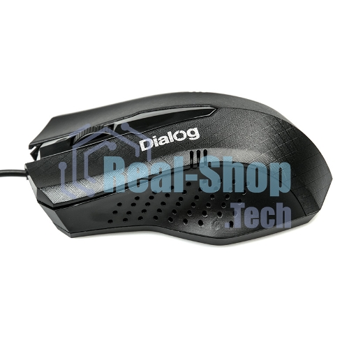 Мышь проводная Dialog Pointer MOP-09U черный, 800 dpi, USB, кнопки - 3