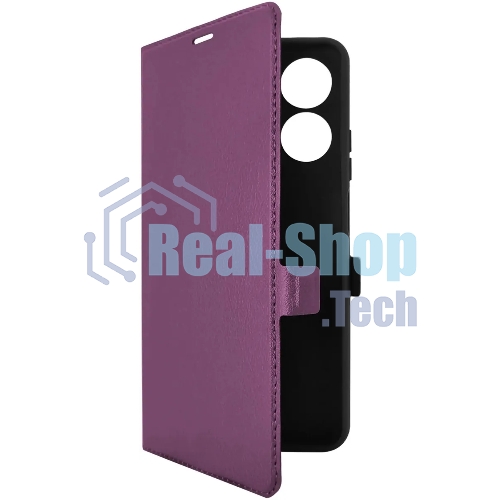 Чехол Book Case для Realme Note 60/60X фиолетовый, Borasco