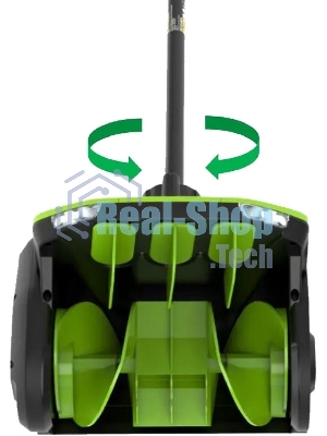 Снегоуборщик аккумуляторный Greenworks GD60SS2 60V, 30 см, с регулируемым направлением выброса, бесщеточный, c 1хАКБ 5Ач и ЗУ 2603207UG