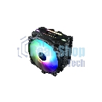 Кулер для процессора Enermax F40 ARGb Edition черный, 140 мм, алюминий/медь, 1200 об/мин, 23 дБ, 4 pin, 200 Вт, 158 мм