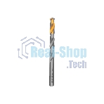 Сверло спиральное по металлу Denzel 10 x 133 мм, Р6М5, Golden Tip